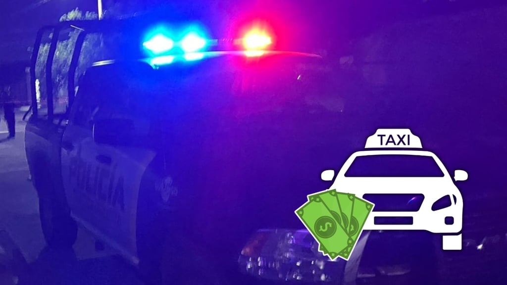 Rompen cristal de taxi y roban 600 pesos durante la madrugada en la colonia Valle del Guadiana