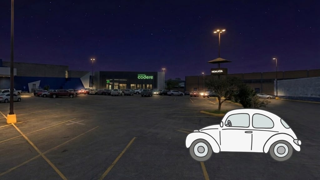 Roban un 'Vocho' de estacionamiento de Soriana Jardines mientras su dueño trabajaba en casino