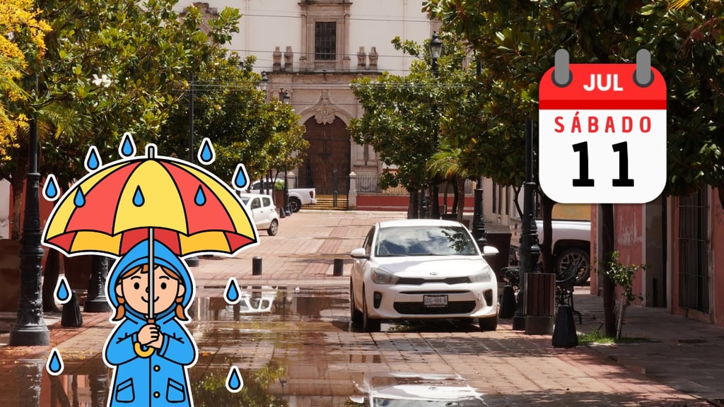 Sábado con fuertes lluvias en Durango, ¿cómo será el clima en la capital HOY 11 de julio?