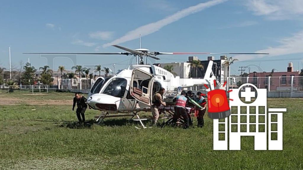 Bebé es trasladado de Mezquital a Durango por complicaciones médicas