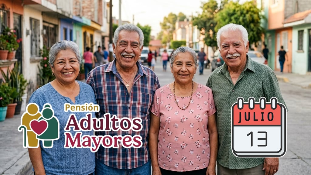 Pensión Bienestar para Adultos Mayores 2026: ¿Quiénes cobran su apoyo hoy lunes 13 de julio?