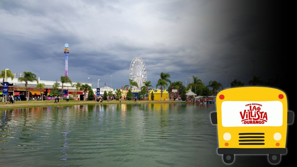 Estas son las rutas del transporte gratuito para ir a la Feria de Durango en 2026