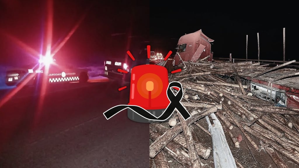 Trailero pierde la vida tras aparatosa volcadura en la carretera libre a Gómez Palacio