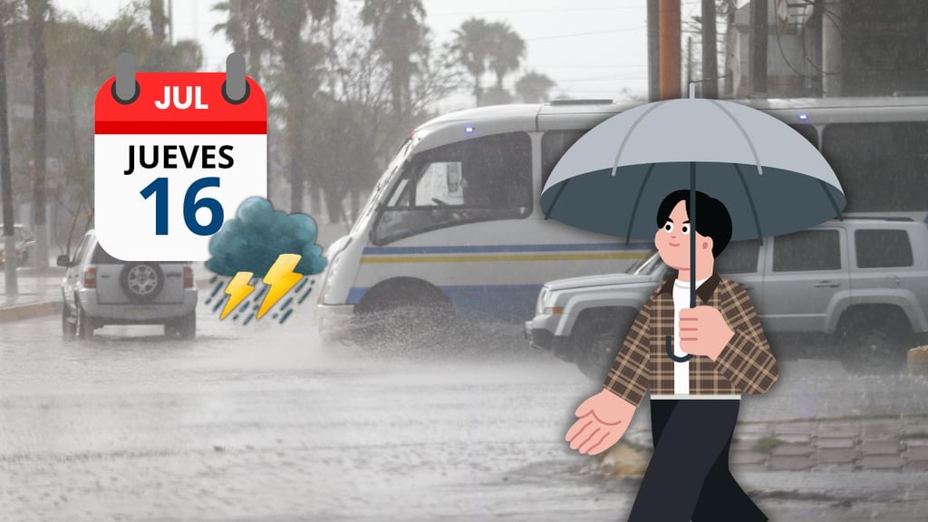 ¡Alerta! Durango tendrá tormentas muy fuertes este 16 de julio; ¿incluye la capital? | Pronóstico