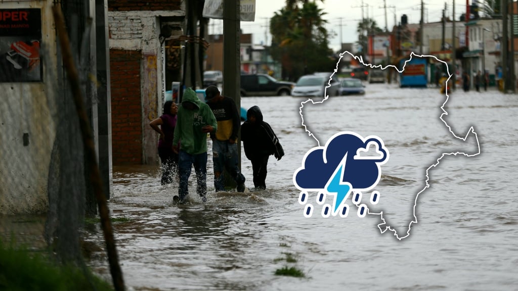 Prevén cinco días de lluvias intensas en Durango; piden extremar precauciones