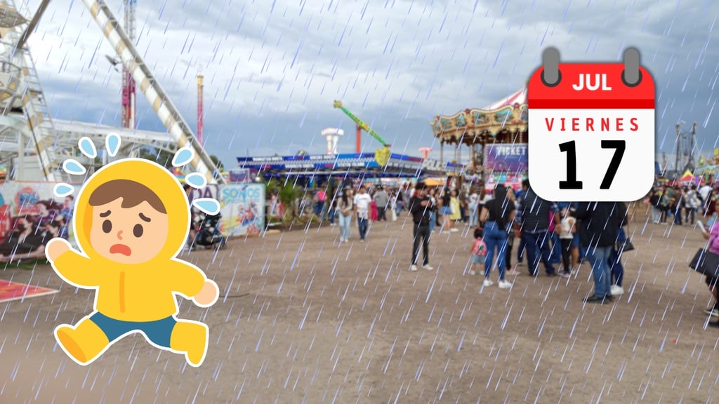¿Lloverá en el arranque de la Feria de Durango 2026? Así será el clima HOY viernes 17 de julio