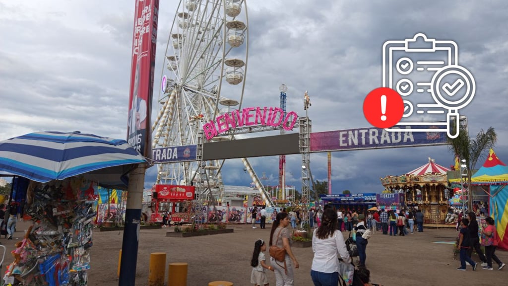 Llaman a respetar los reglamentos de los juegos mecánicos de la Feria Durango 2026