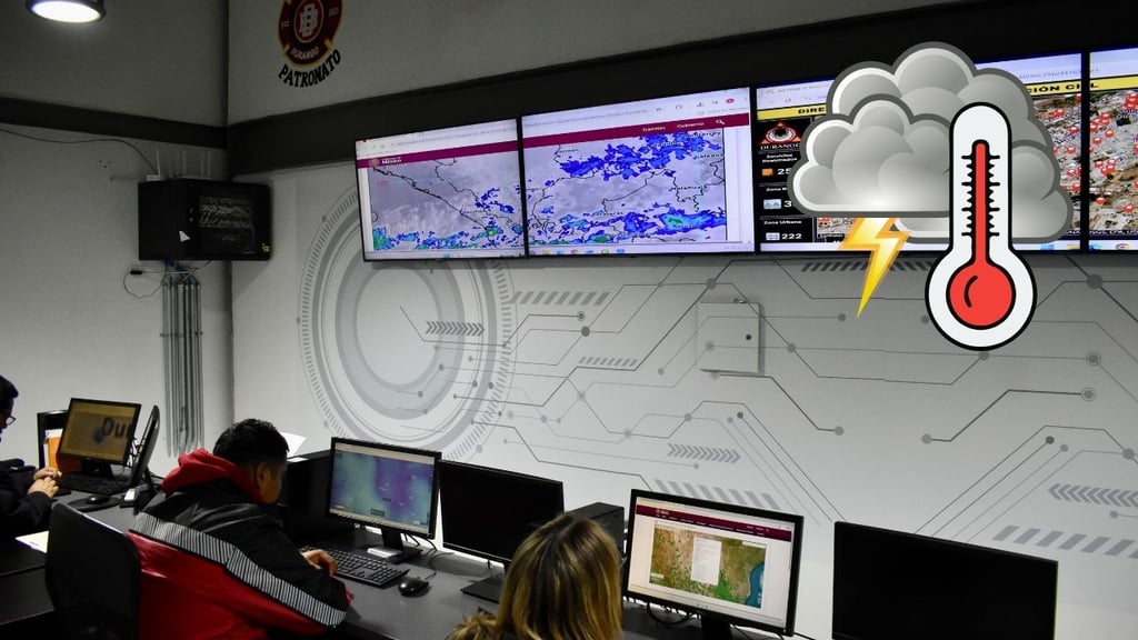 Clima en Durango: domingo con cielo cargado, calor y lluvias fuertes en parte del estado