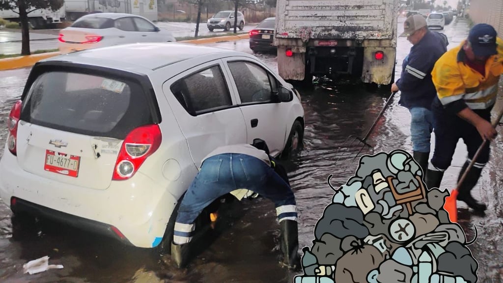 Retiran casi dos mil toneladas de residuos de canales, arroyos y sistemas de desfogue en Durango