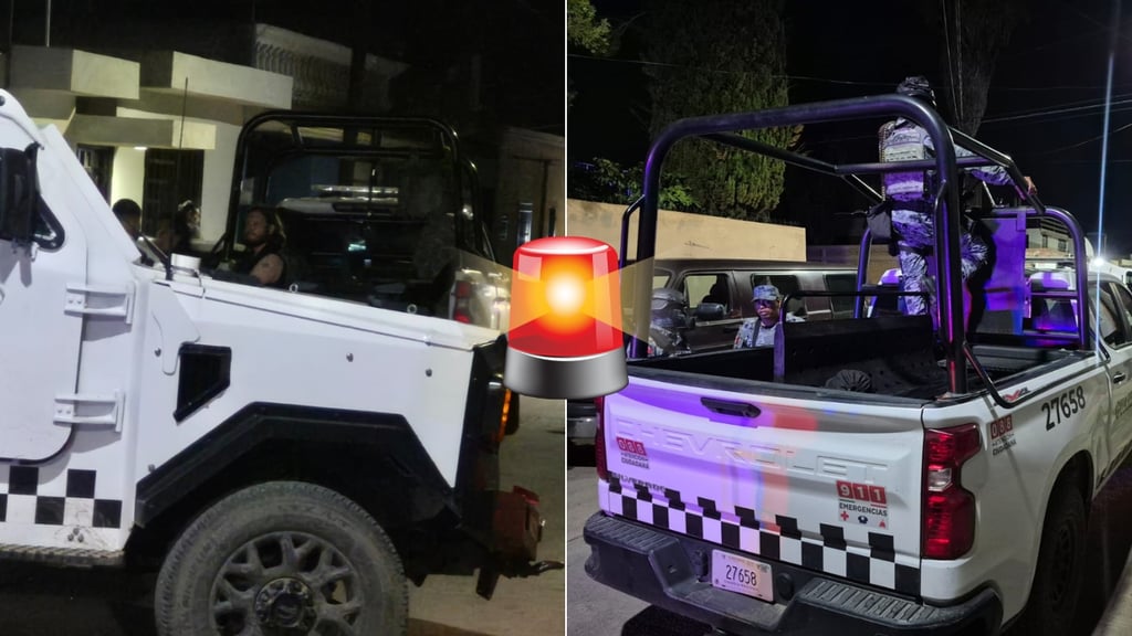 Presuntas detonaciones de arma de fuego desatan persecución y fuerte operativo en Durango capital