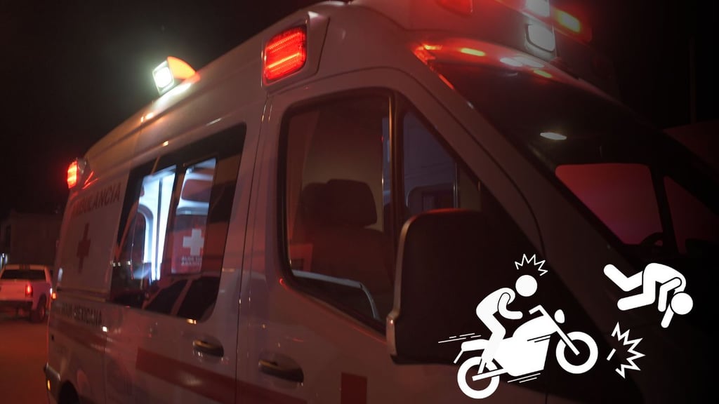 Motociclista arrolla a peatón en la colonia El Ciprés; ambos resultaron lesionados