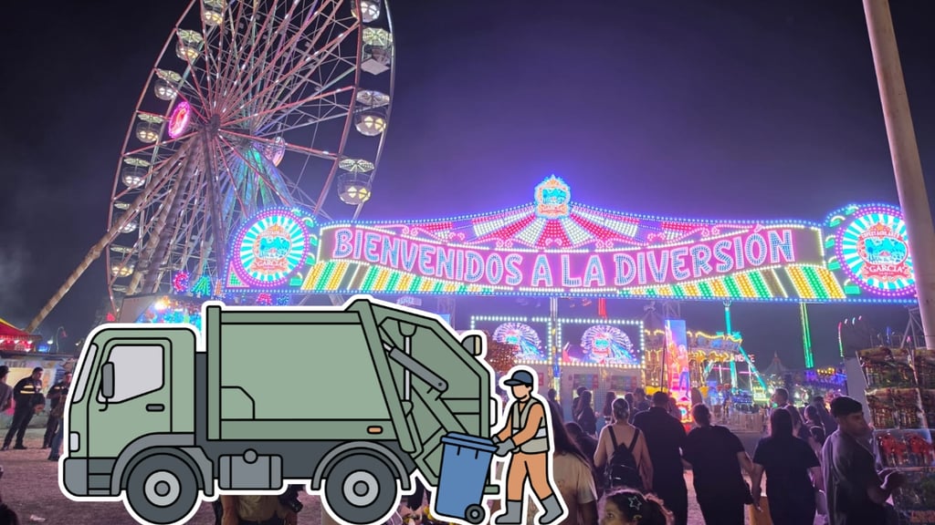 Primer fin de semana de la Feria de Durango 2026 generó cerca de 80 toneladas de basura