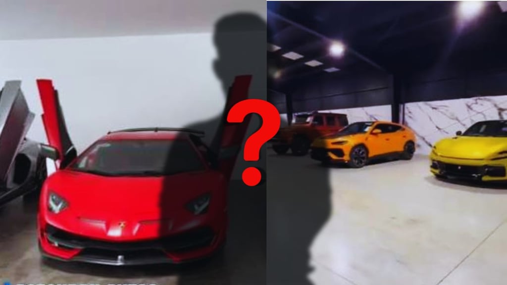 ¡Había Ferrari, Lamborghini y Porsche! Así es el lujoso garaje del presunto operador del Cártel del Noroeste | VIDEO