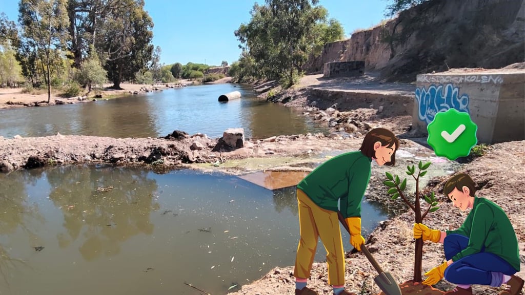 Inicia reforestación para recuperar 20 kilómetros del río Tunal en Durango