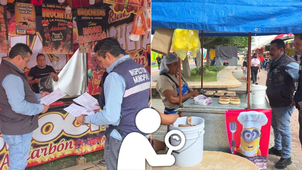 Supervisan condiciones de comercios y alimentos en la Feria de Durango