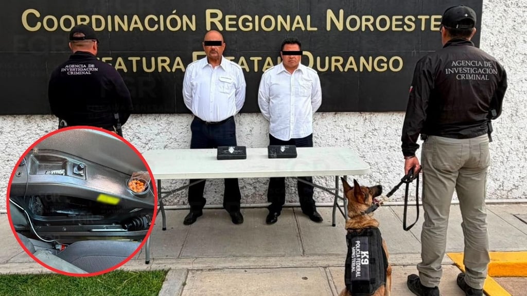 Vinculan a proceso a operadores de autobús de pasajeros por transportar cocaína en Cuencamé