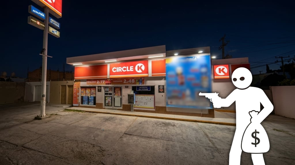Con pistola , asaltan Circle K en bulevar Domingo Arrieta; ladrones huyen con dinero y cigarros