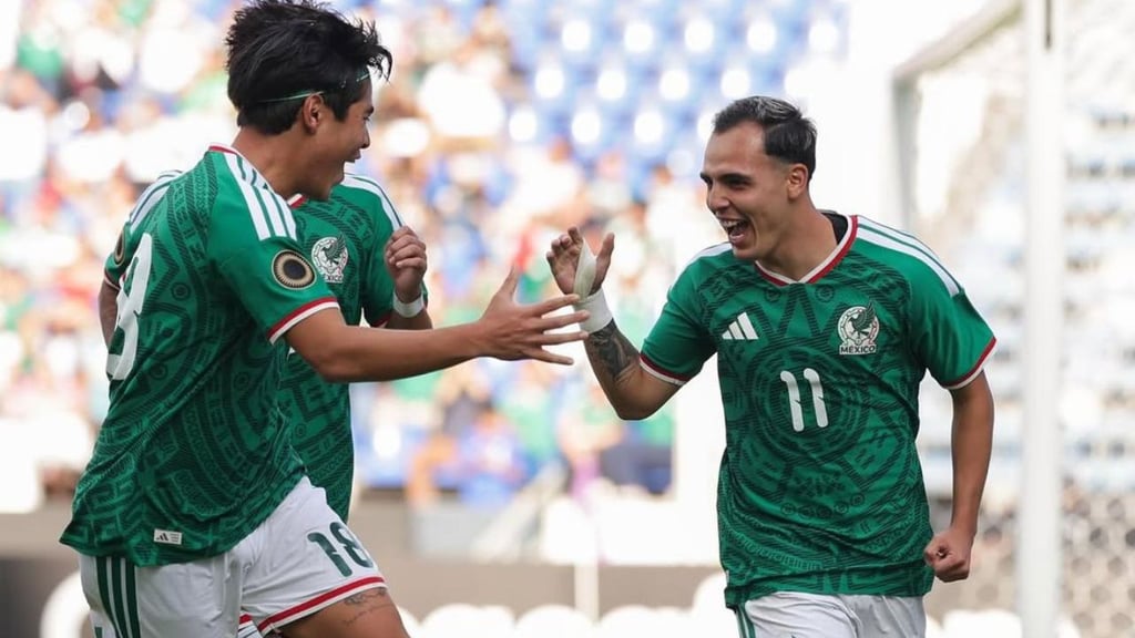 México golea a Antigua y Barbuda en su debut en el Premundial Sub-20