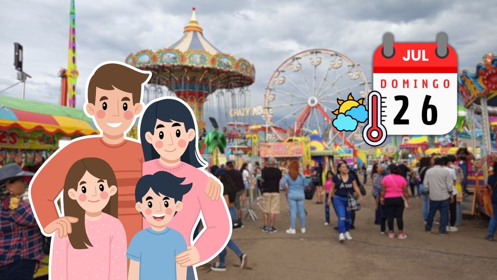 ¿Domingo en la Feria de Durango? Así estará el clima la tarde de este 26 de julio