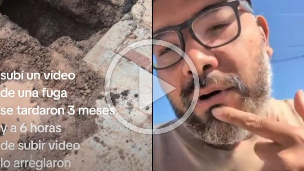 Ignoraron durante 3 meses una fuga de agua en Durango, hasta que la exhibieron en redes sociales
