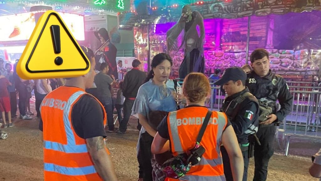 Suspenden juego mecánico en la Feria de Durango tras presentar una variación de voltaje