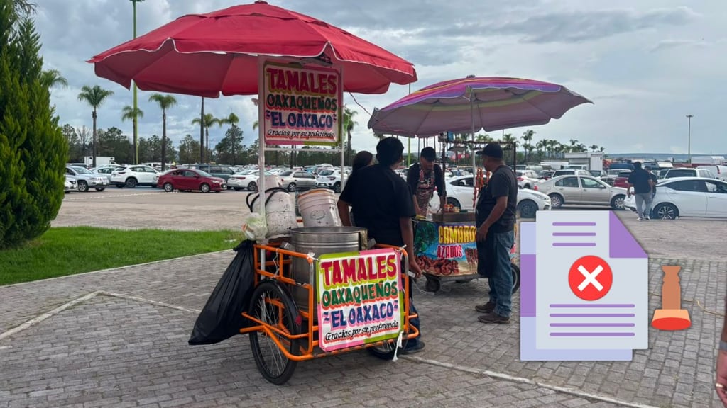 Feria de Durango: Diario retiran a 2 comerciantes del estacionamiento por falta de permiso