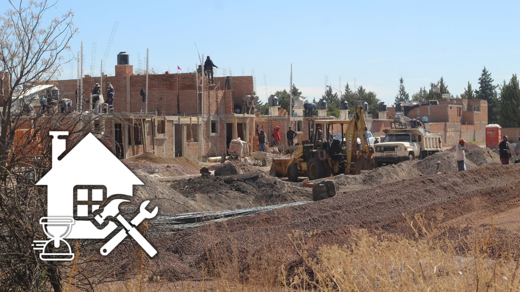 Lenta, la construcción de vivienda en Durango durante el primer semestre de 2026: Canadevi