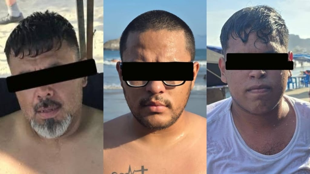 Rescatan a tres duranguenses y dos turistas más tras ser arrastrados por el mar en Mazatlán