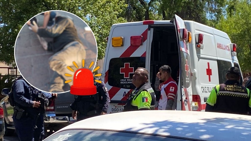 Motociclista resulta lesionado al esquivar un perro en bulevar José María Patoni