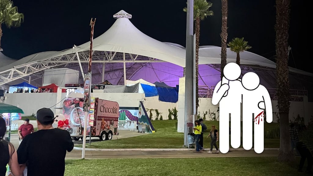 Joven resulta lesionado con un cuchillo mientras trabajaba en la Feria de Durango