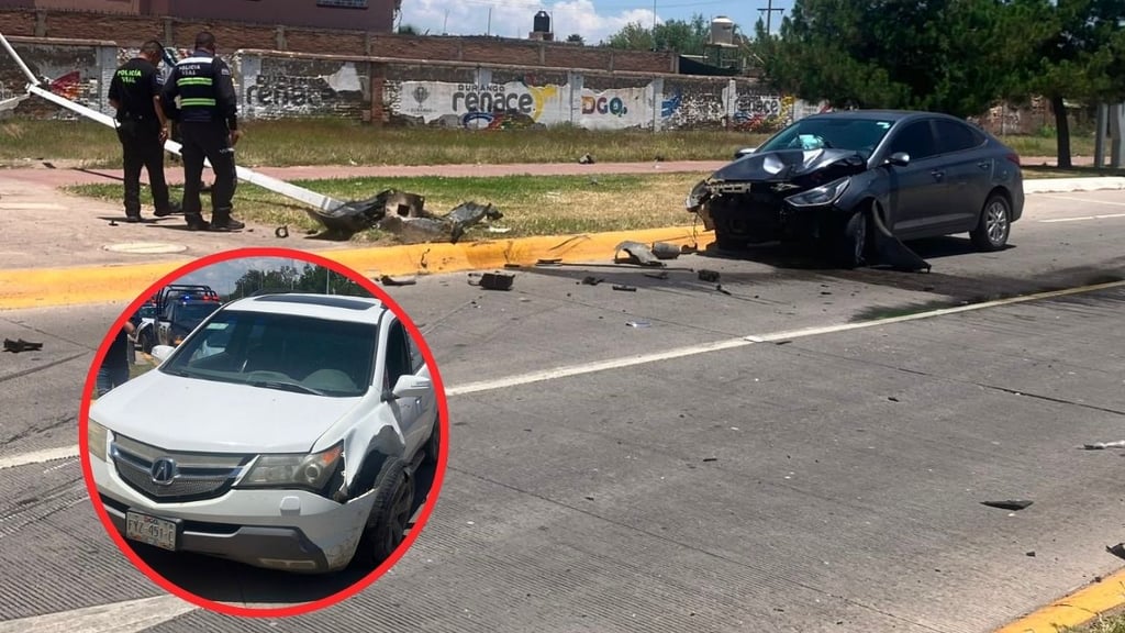 Fuerte choque sobre bulevar Gómez Morín deja hombre lesionado y un detenido