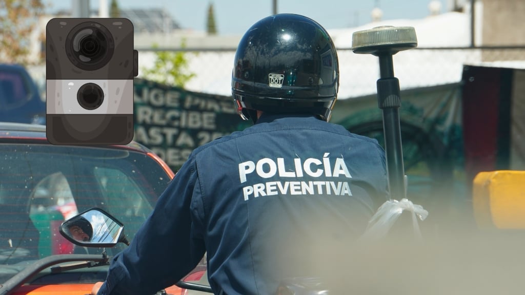 Con cámaras de solapa para policías y agentes viales, buscan evitar corrupción