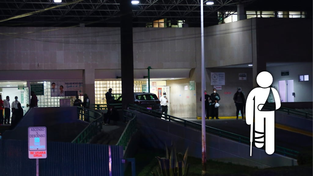 Joven motociclista resulta lesionado al derrapar para evitar un bache en bulevar Francisco Villa