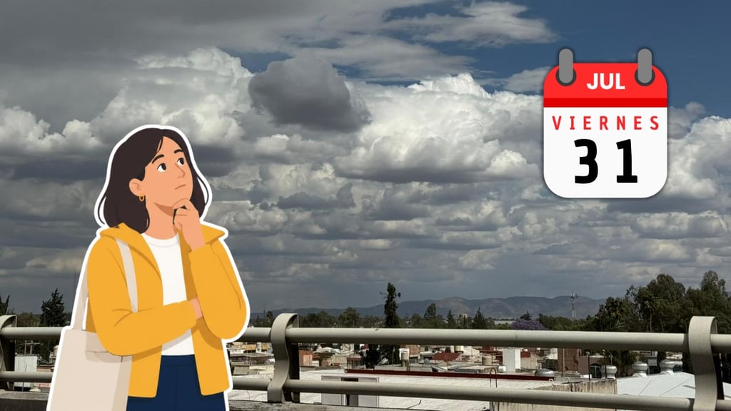 ¿Lloverá en Durango durante la tarde de HOY viernes 31 de julio? Esto dice el pronóstico