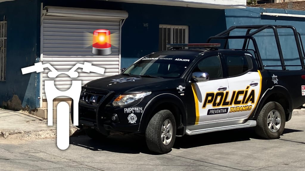 Otra motocicleta desaparece en el Centro de Durango; dueño había ido a comer cuando fue robada
