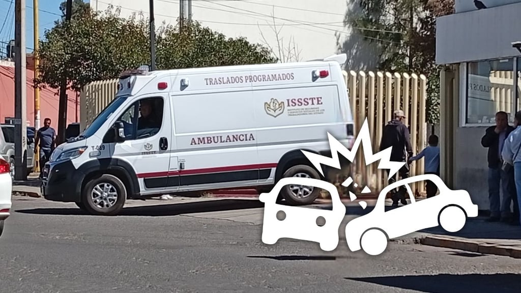 Maestra jubilada resulta lesionada tras choque en Durango