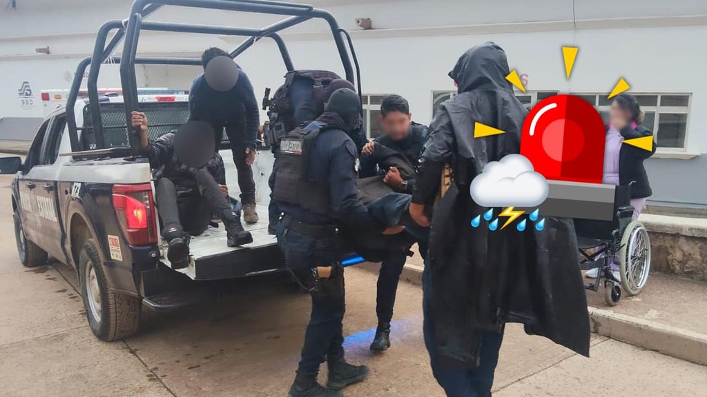 Cinco jóvenes sobreviven al impacto de un rayo en Tamazula; uno permanece delicado