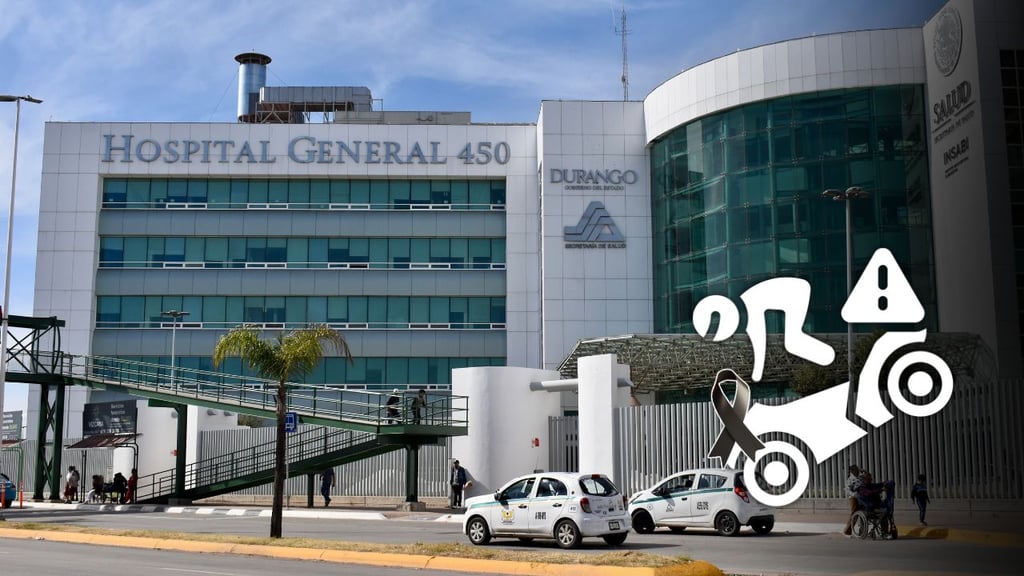 Fallece motociclista tras cinco días internado; sufrió un accidente en carretera de Canatlán
