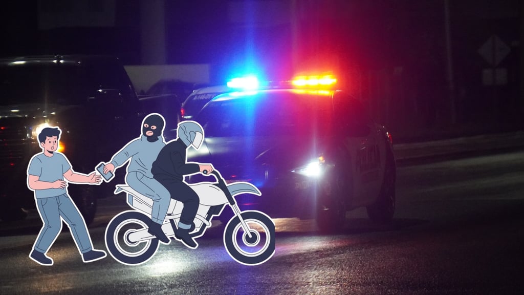 Asaltan a joven en pleno Centro de Durango; lo golpean para quitarle celular y cartera