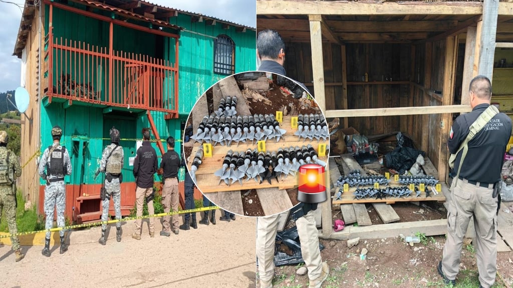 Aseguran artefactos explosivos y más de 4 mil cartuchos en un inmueble en Tamazula