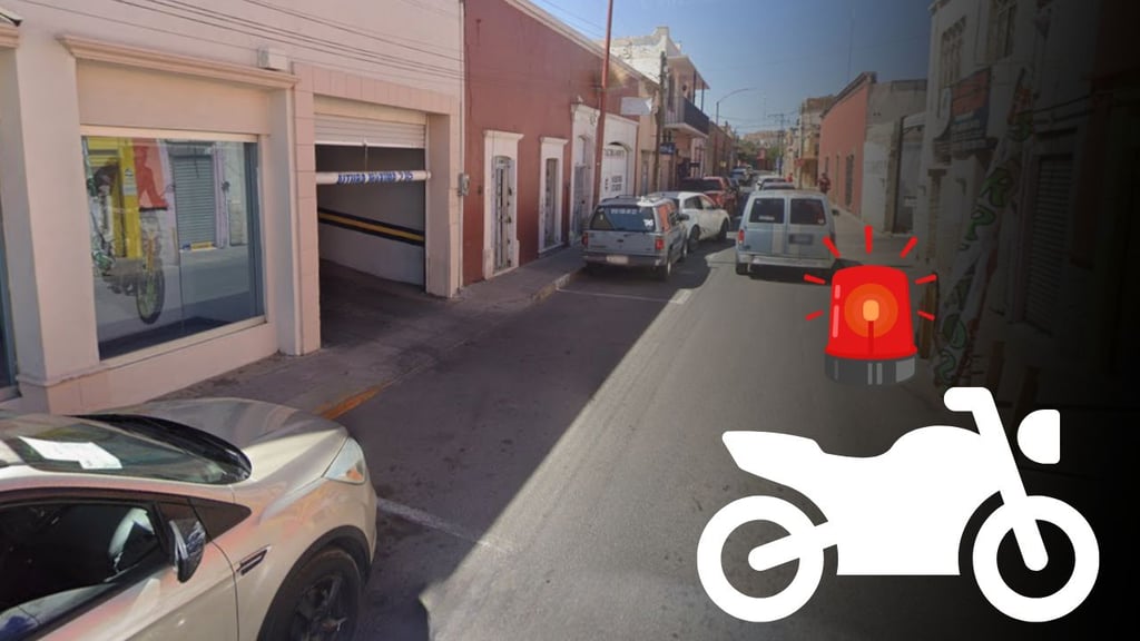Se roban motocicleta modelo 2027 del estacionamiento de Coppel, en Centro de Durango
