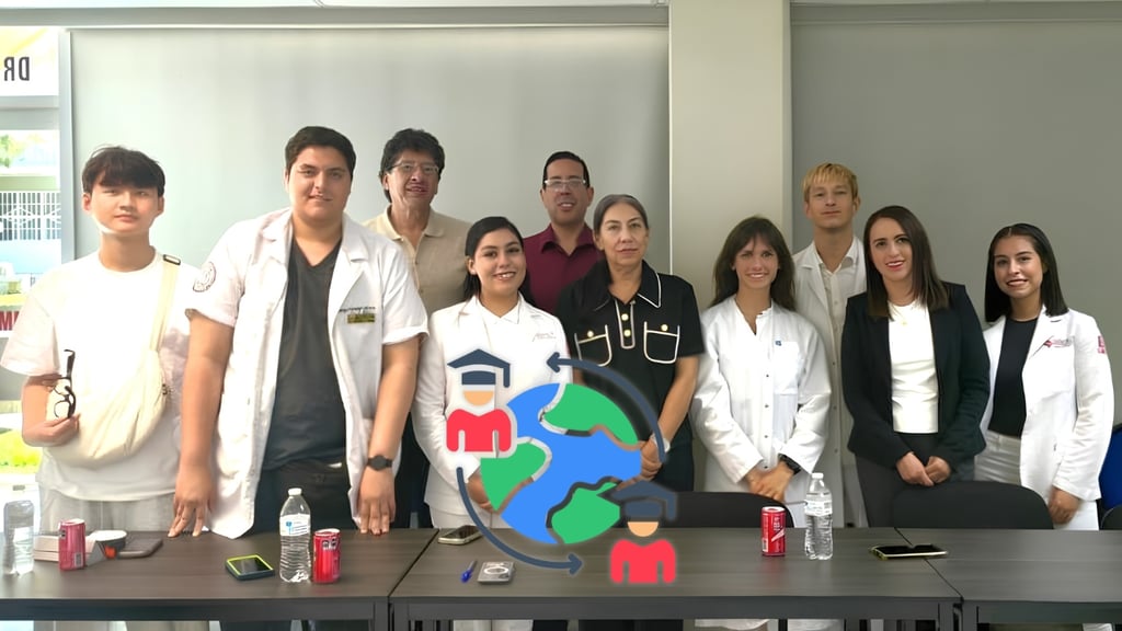 Famen y Hospital General 450 reciben a 7 estudiantes de intercambio internacionales