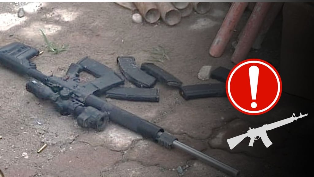Guardia Nacional y Ejército aseguran arma larga, cargadores y cartuchos en San Dimas