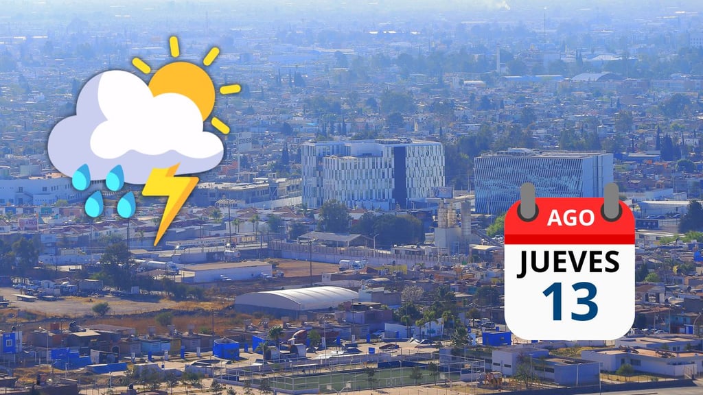 ¿Vuelve el calor o continúan las lluvias? Esto espera Durango para la tarde de HOY 13 de agosto