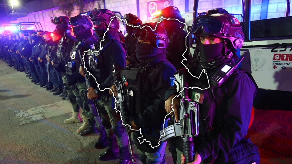 Durango, el tercer estado con menos policías por cada mil habitantes