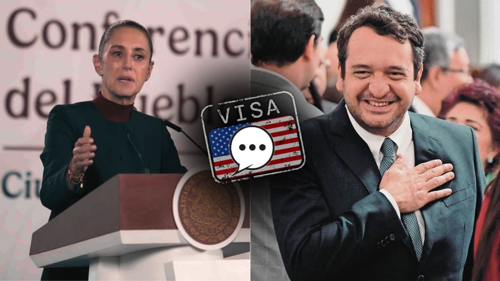 'Tiene un sentido político', asegura Sheinbaum sobre cancelación de visa de 'Andy' López Beltrán