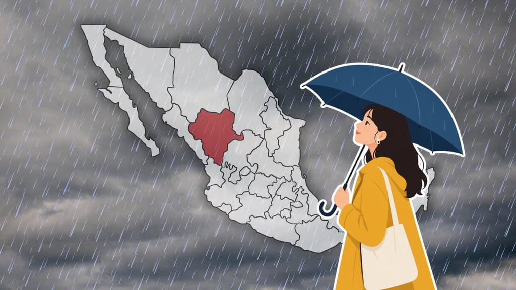 Fin de semana con lluvias muy intensas en México, ¿llegarán a Durango?