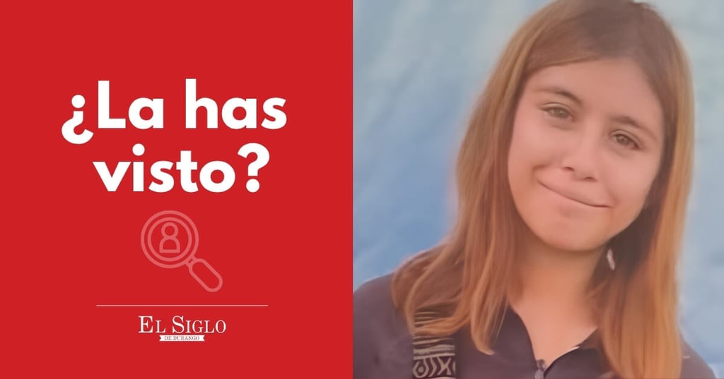 Se busca a Dulce, de 15 años de edad, desaparecida desde el 15 de agosto