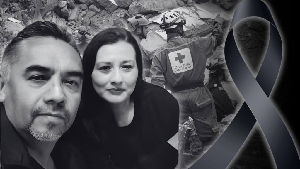 Confirman fallecimiento de pareja duranguense que se encontraba en Colombia cuando ocurrió el sismo