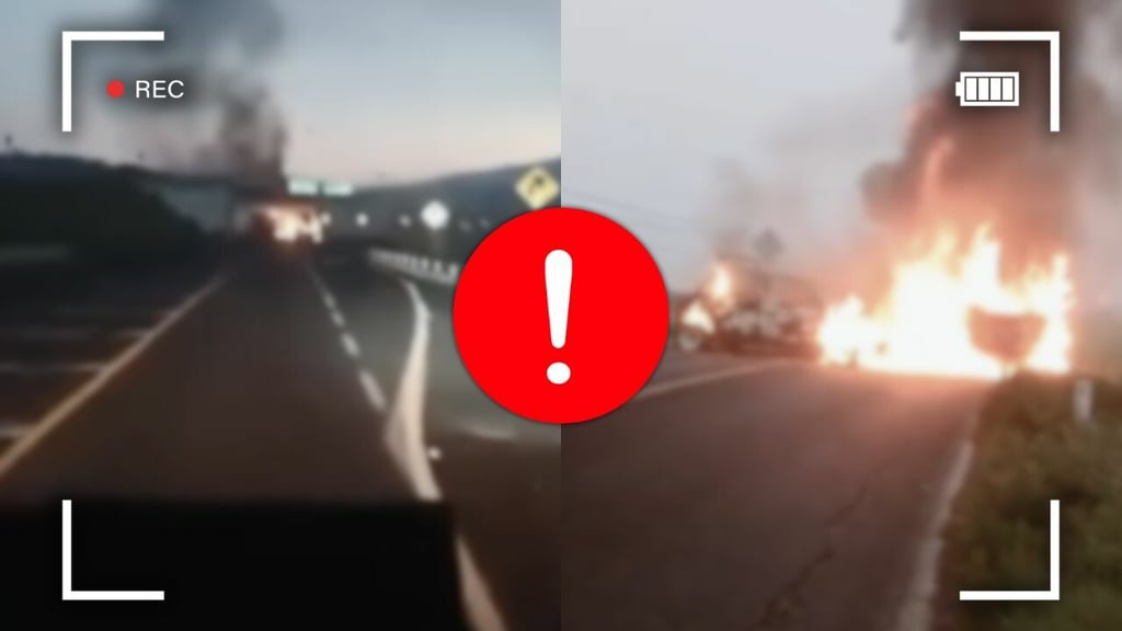 Reportan bloqueos carreteros en Michoacán tras presunto operativo federal | VIDEO